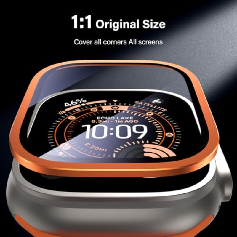 2PCS HD Metal Tempered Glass F - Smartwatch Screen Film ulasan dan harga