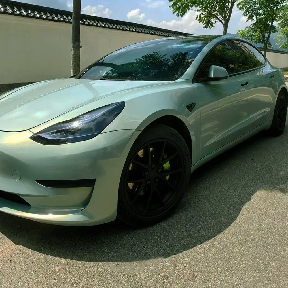 Car Vinyl Wrap Film Mica Green - Air Bubble Remover ulasan dan harga