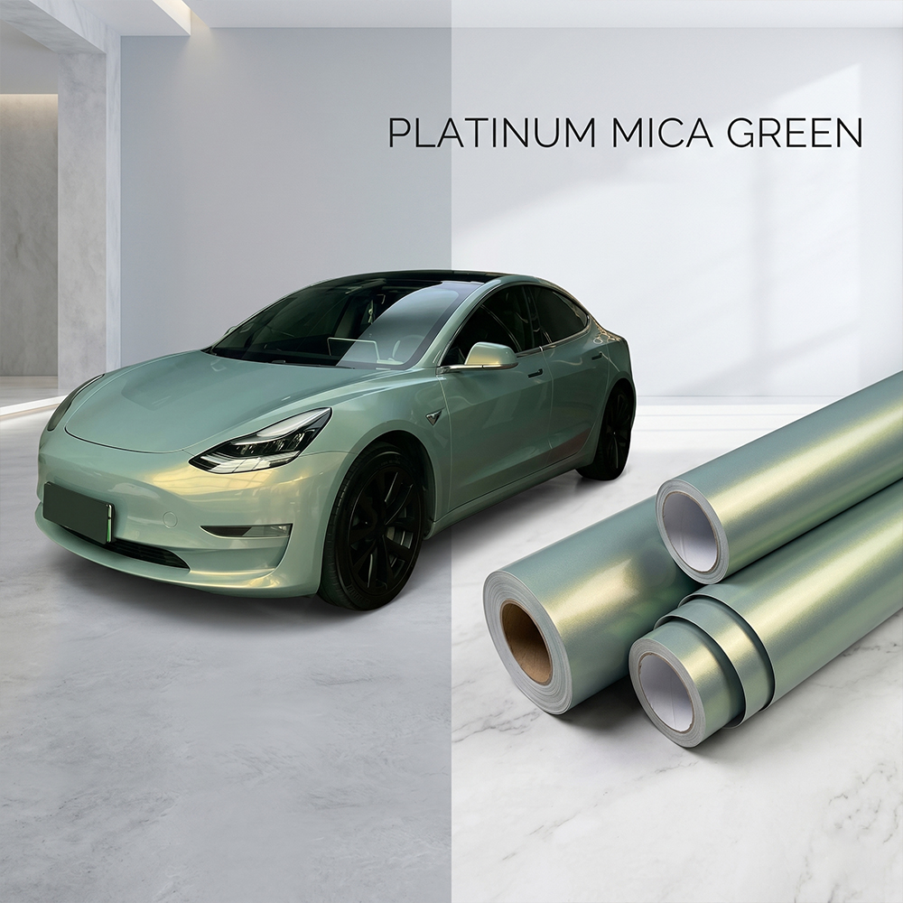 Car Vinyl Wrap Film Mica Green - Air Bubble Remover ulasan dan harga