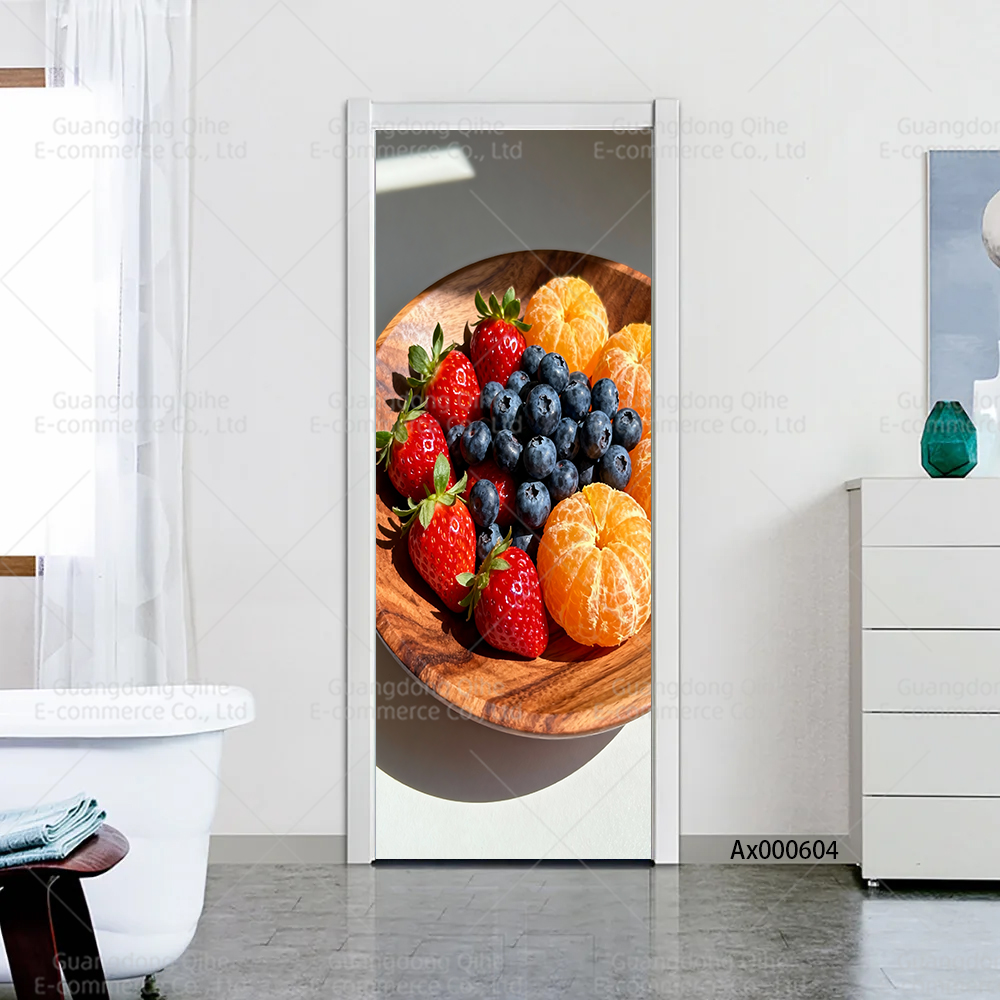 Bright Berry Mix Kitchen Door  - Full Cover Adhesive ulasan dan harga