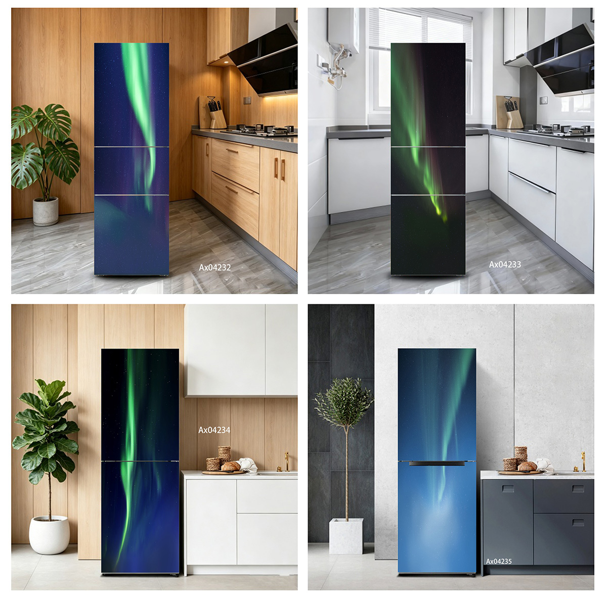 Aurora Borealis Northern Light - Full Cover Adhesive ulasan dan harga