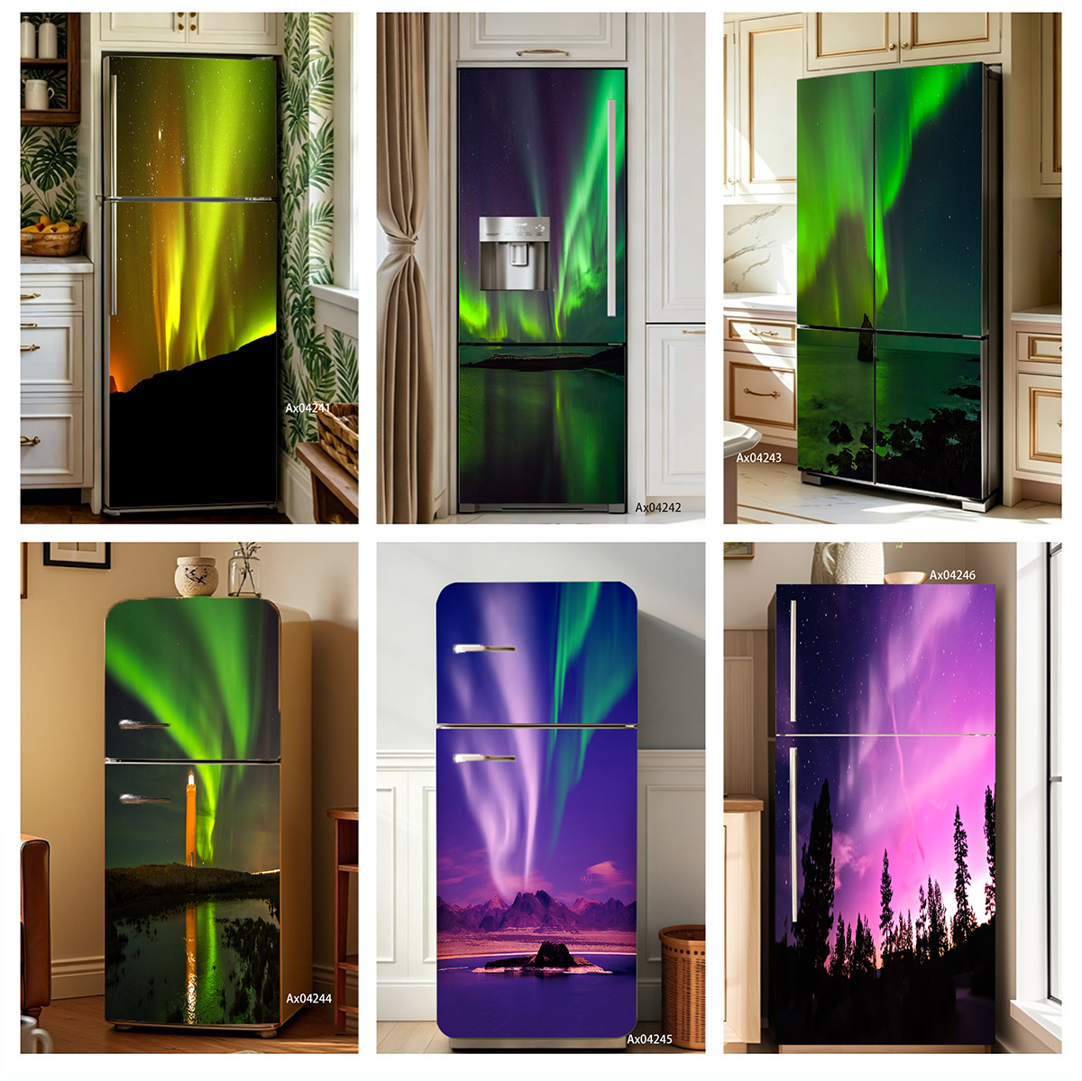 Aurora Borealis Northern Light - Full Cover Adhesive ulasan dan harga
