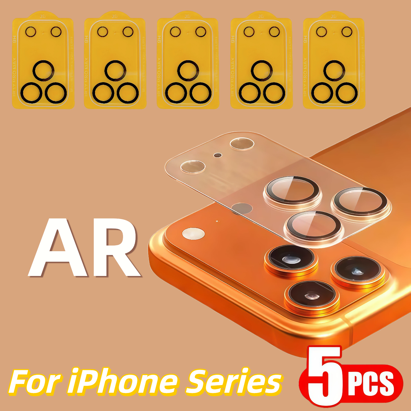 5Pcs For  iPhone 17 Air 16e 16 - Tempered Glass Screen 9H ulasan dan harga