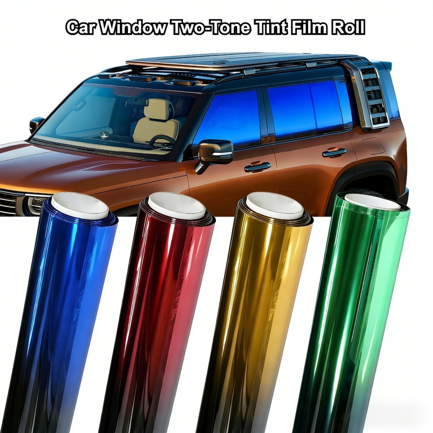 50x300cm Car Window Two-Tone T - Privacy Screen Protector ulasan dan harga