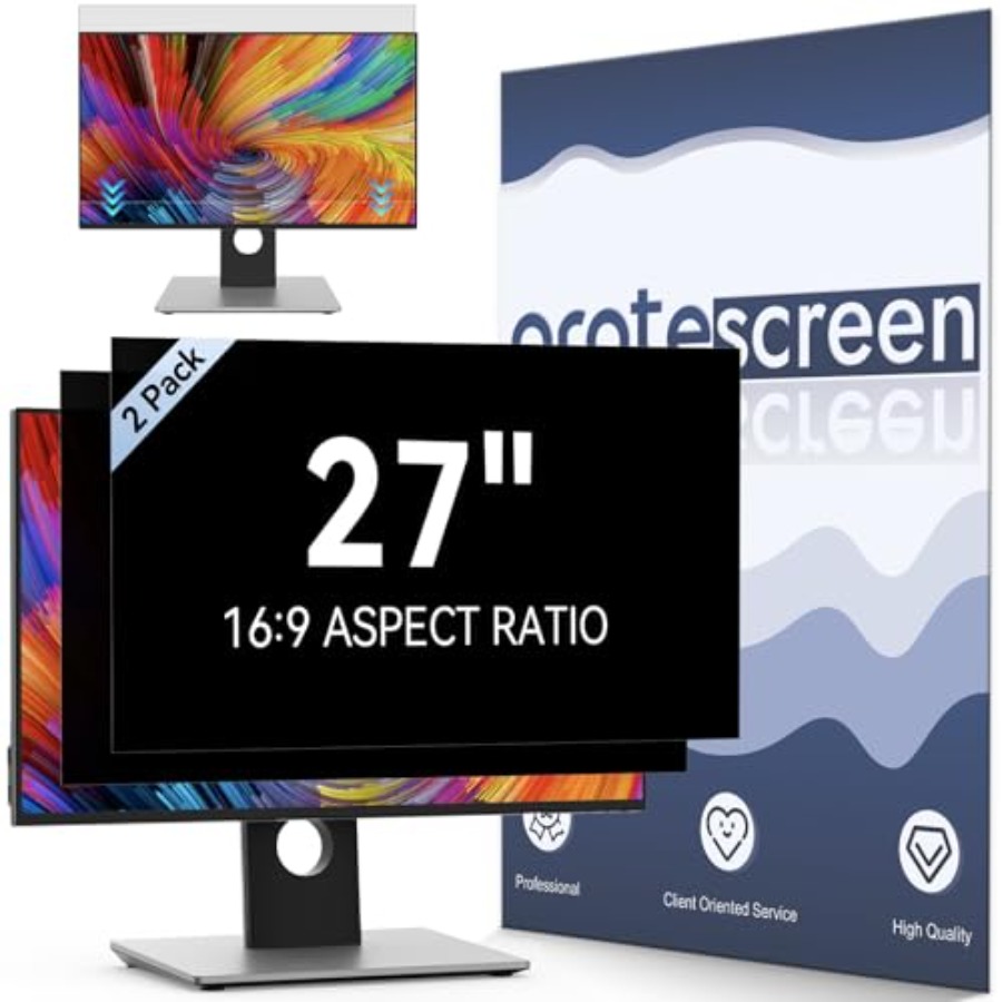 [2 Pack] 27 Inch Computer Priv - Privacy Filter 2Pack ulasan dan harga