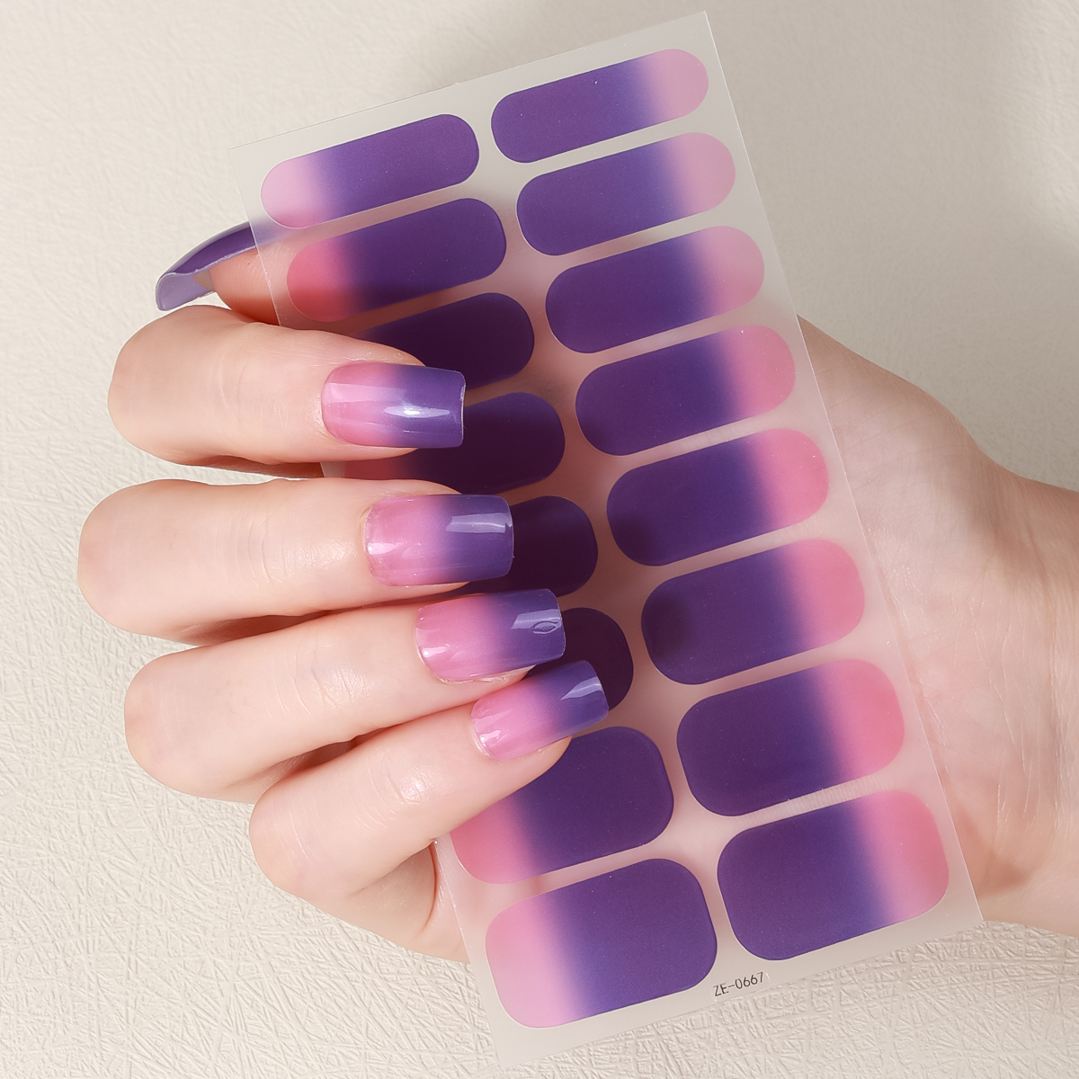 16Tips Full Cover Gradient Nai - Full Cover Adhesive ulasan dan harga
