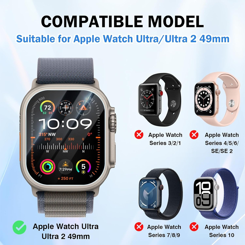 Tempered Glass for Apple Watch - Privacy Screen Protector ulasan dan harga